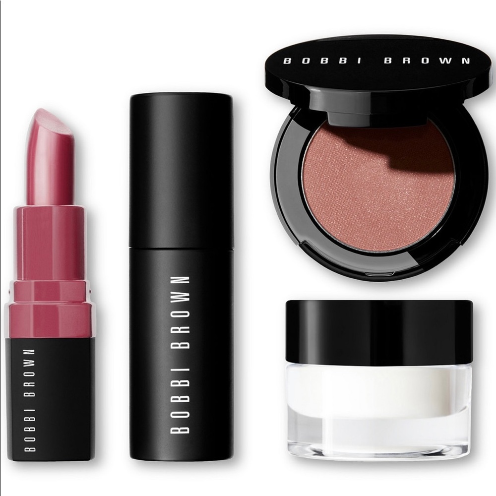 NWT BOBBI BROWN 4-pc Overnighter Eye, Lip & Face Set